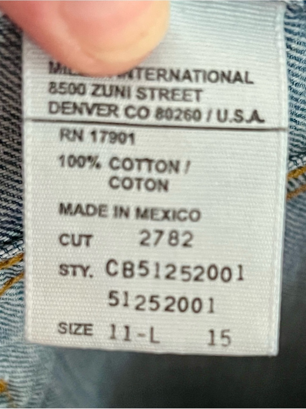 Cruel Girl Relaxed Low Rise Jeans Size 11 Long Western Y2K - Picture 3 of 8